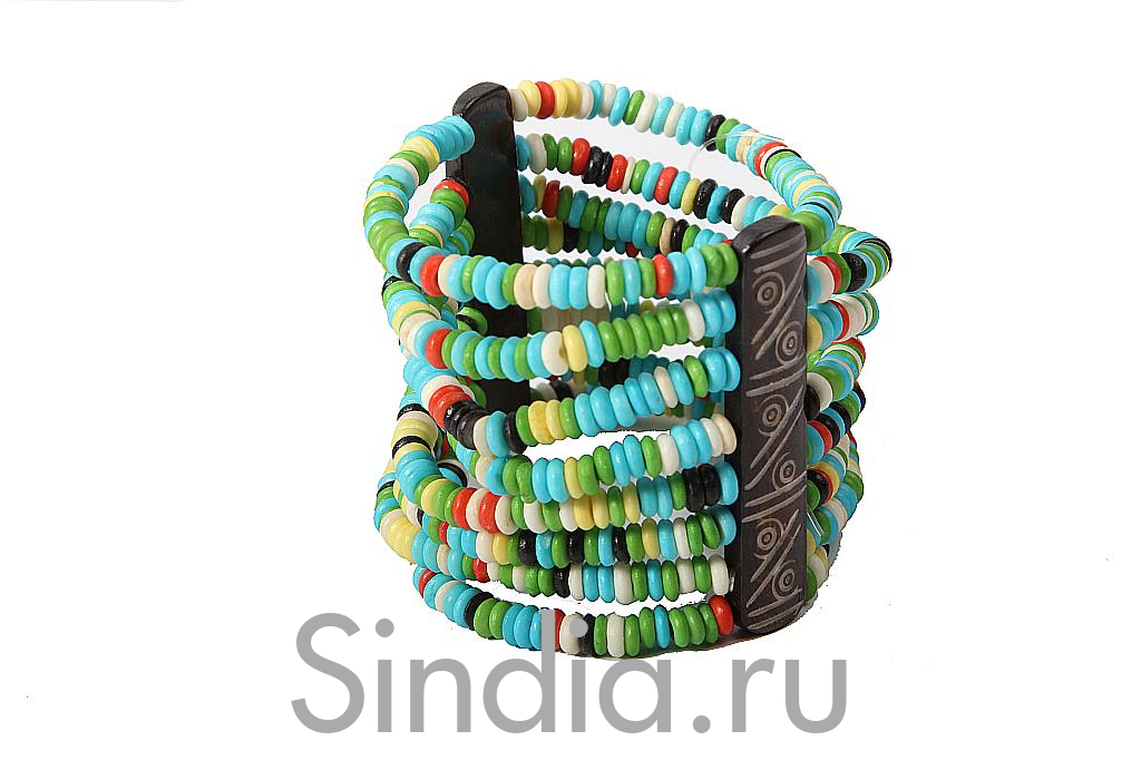Украшение  Браслет кость буйвола №488/5