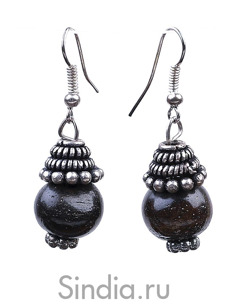 Украшение  Серьги кость №1023/4н