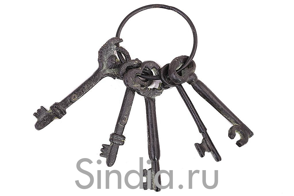 Сувенир "Связка 5 Ключей"(сталь) № Су104/2