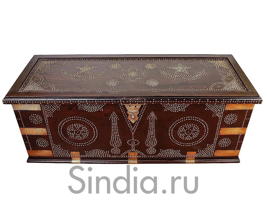 Сундук (дерево,латунь) № Мб115