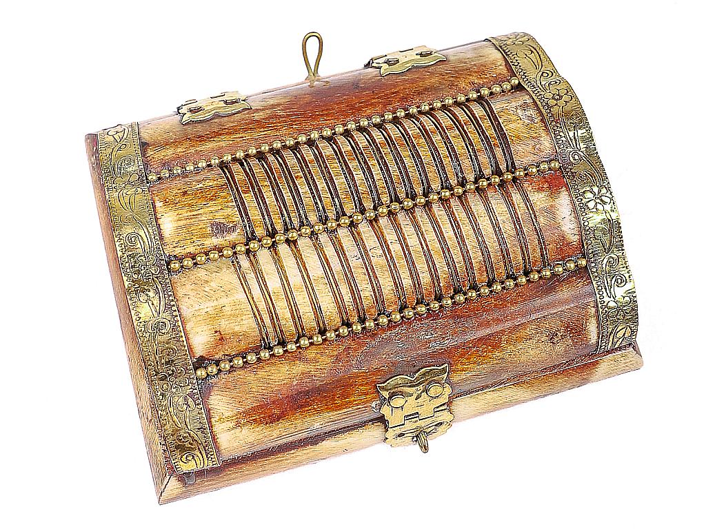 Шкатулка с инкрустацией (кость)  №Шк118/3