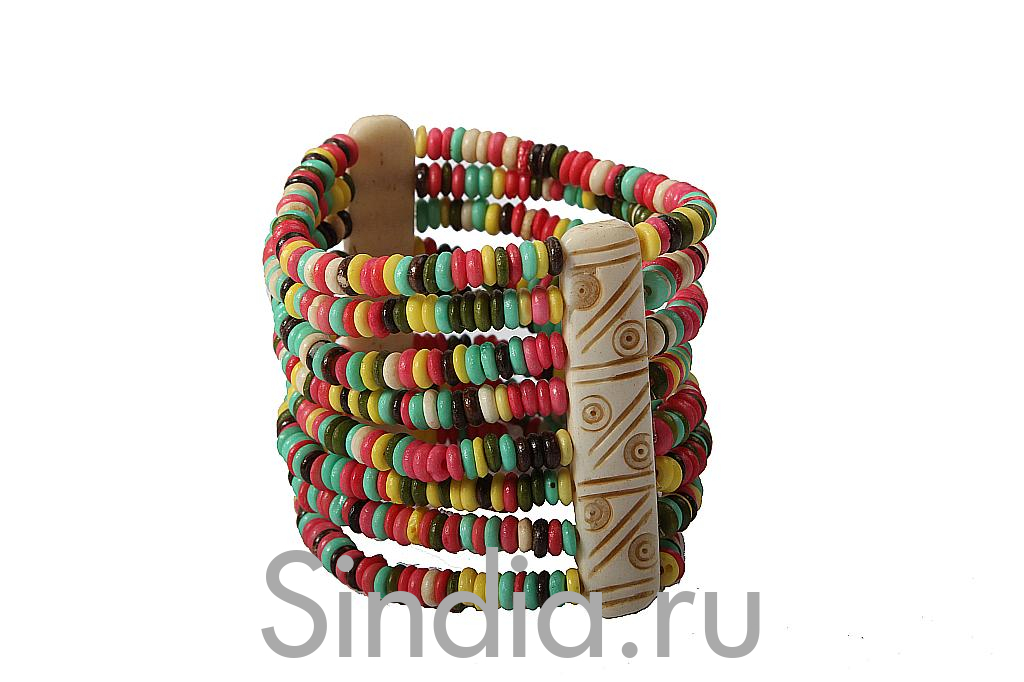 Украшение  Браслет кость буйвола №488/8