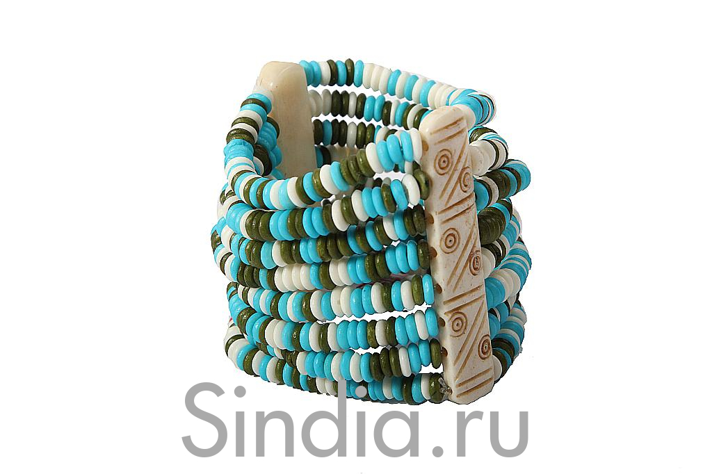 Украшение  Браслет кость буйвола №488/18