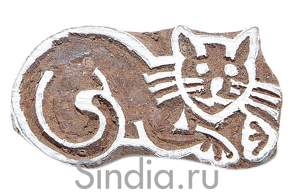 Штамп-печать "Кошка" Пш15/9