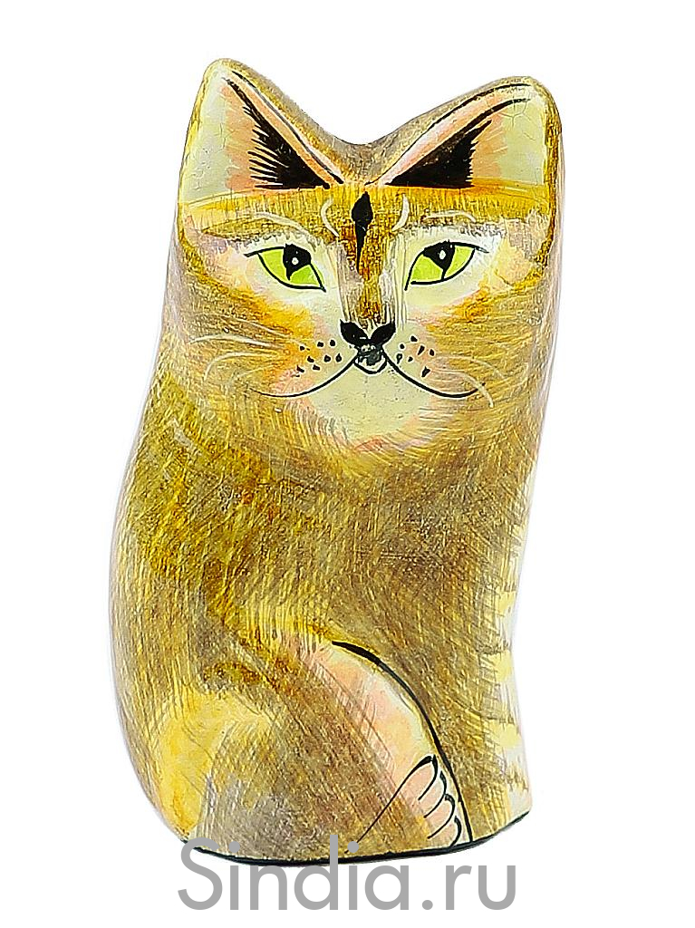 Статуэтка "Кот" папье-маше № Стп50SС3/2