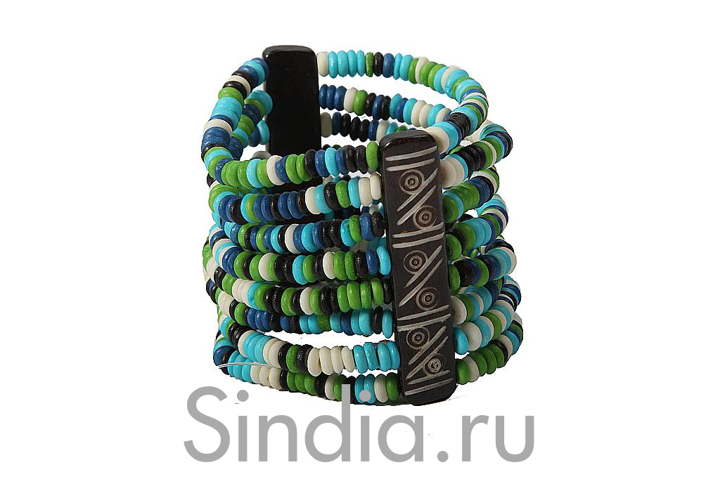 Украшение  Браслет кость буйвола №488/10