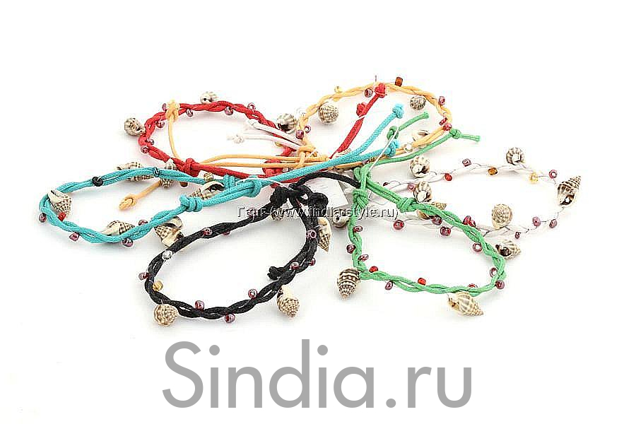 Украшение  Браслет - фенечка (набор из 6) №225/9