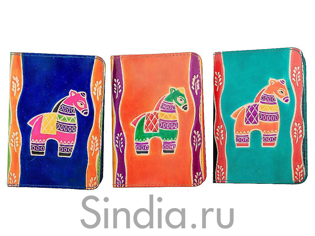 Обложка для паспорта (кожа) № 231/35 3шт/упак.