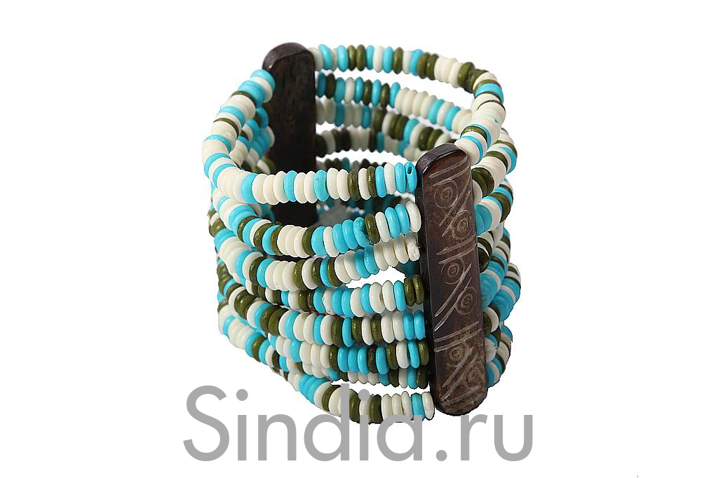 Украшение  Браслет кость буйвола №488/22