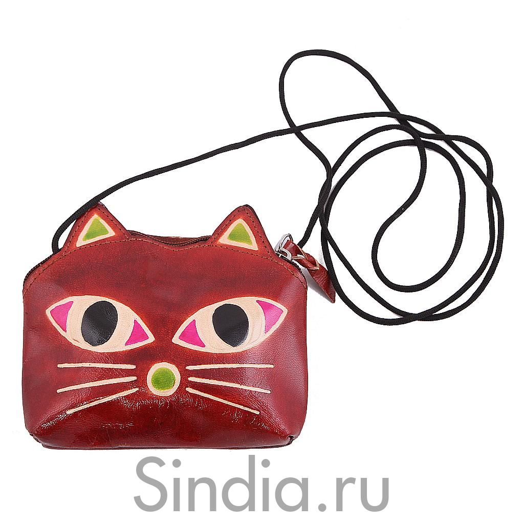 Сумка-малышка "Кошка"  принт № 987/1
