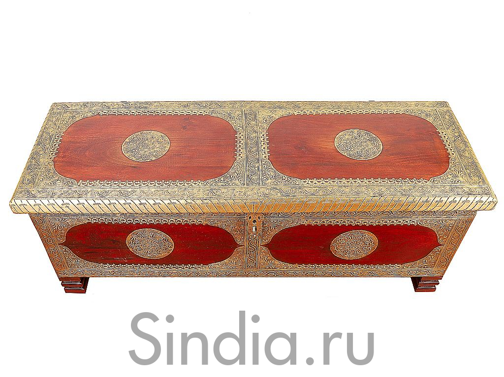 Сундук (дерево,латунь) № Мб86